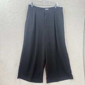 Tron jori High rise Black wide leg flowy Trousers Women's XL